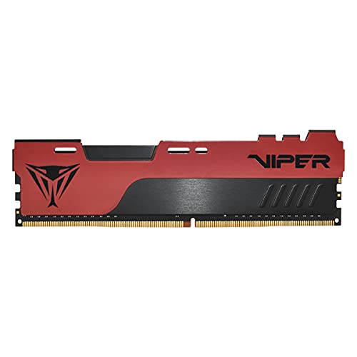 Patriot Memory Viper Elite II DDR4 3600 32GB (1x32GB) C20 Modulo de Memoria Gaming de Alto Rendimiento RAM XMP 2.0 Negro/Rojo