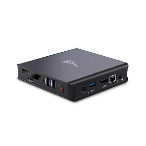CSL-Computer Mini PC Narrow Box Ultra HD Compact v5 Intel® Celeron® N5100 4GB RAM 128GB eMMC 512GB
