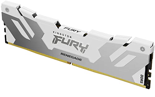 Kingston Fury Renegade Blanco XMP 16GB 6000MT/s DDR5 CL32 DIMM Memoria Gamer para Ordenadores de sobremesa Módulo único - KF560C32RW-16