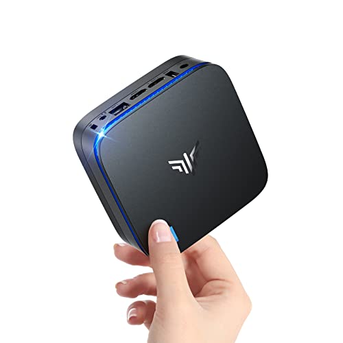 NiPoGi AK1 Plus Mini PC Intel Alder Lake-N95 (hasta 3.4GHz), 8GB DDR4 256GB ROM, Mini Ordenadores de Sobremesa Windows 11 Pro, 2xHDMI, 4K@60HZ, BT4.2, RJ45-LAN, Mini Computadora para Negocios