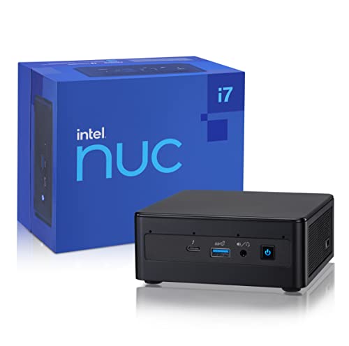 Intel NUC 11, Barebone Mini-PC, Intel® Core™ i7-1165G7, Mini-Desktop-Computer, Soporte para 8K | WiFi 6 | cuádruple Pantalla 4K | Bluetooth 5.2 | Thunderbolt 3 | Sin Sistema operativo