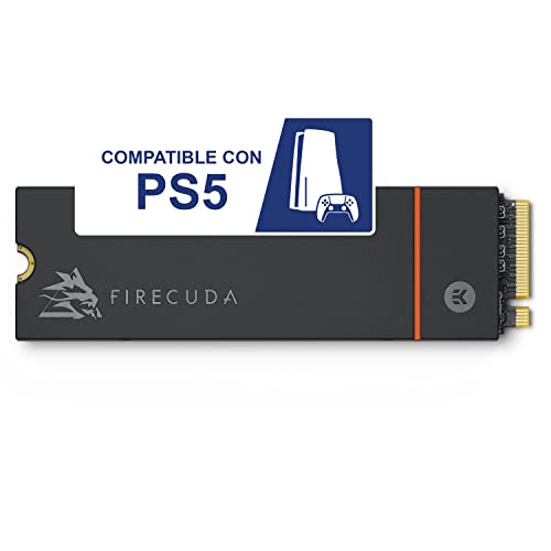 Seagate FireCuda 530, 2 TB, SSD Interna, M.2 PCIe Gen4 ×4 NVMe 1.4, 7300 MB/s, 3D TLC NAND, 2550 TBW, 1,8 M horas MTBF, disipador de calor, para PS5/PC, 3 años Rescue Services (ZP2000GM3A023)