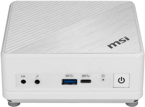 MSI Cubi 5 10M-418EU Mini PC - CPU Intel Core i5-10210U, Memoria DDR4 8GB 2666MHz, Almacenaje 256GB M.2 SSD, USB 3.2 G1 Tipo C&A, HDMI 1.4 y DP 1.2, Wi-Fi 6, Bluetooth 5.2 - Blanco, Windows 11 Home