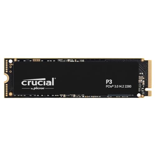 Crucial P3 1TB M.2 PCIe Gen3 NVMe SSD interno - Hasta 3500MB/s - CT1000P3SSD801 (Edición Acronis)