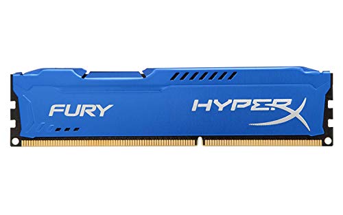 Kingston HyperX Fury - Memoria RAM DDR3 de 8 GB (1866 MHz, DDR 3 DIMM, Intel Gaming Memory for Desktop PC 1866 -4G