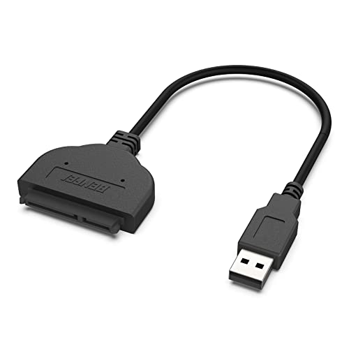 Adaptador SATA a USB, BENFEI Cable USB 3.0 a SATA,Compatible con discos duros (HDD) y unidades de estado sólido (SSD) de 2.5'