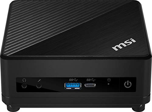 MSI Cubi 5 10M-414EU - Mini PC - CPU Intel Core i5-10210U, Memoria DDR4 8GB 2666MHz, Almacenaje SSD M.2 512GB, USB 3.2 Gen1 Tipo C&A, HDMI 1.4 y DP 1.2, Wi-Fi 6, Bluetooth 5.2 - Negro, Windows 11 Home