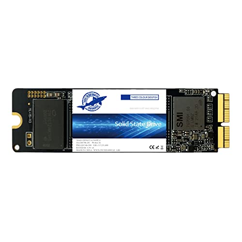 Dogfish 1TB SSD para MacBook PCIe Gen3x4 M.2 2280 NVMe, Discos Duros Sólidos Estado Interna Actualización para MacBook Air A1466 (2013-2017) / MacBook Pro A1398 (Retina, 2013-2015) / iMac A1419