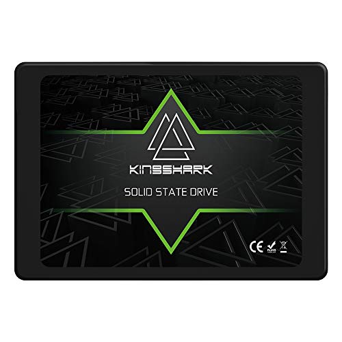 KingShark SSD 250GB SATA 2.5' Unidad de Estado sólido Interna Unidad de Disco Duro de Alto Rendimiento para computadora portátil de Escritorio SATA III 6Gb / s 7MM Height SSD (250GB, 2.5''-SATA3)