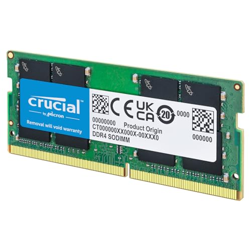 Crucial RAM DDR4 8GB 2400MHz SODIMM CL17, Memoria para Ordenador Portátil/Laptop, Mini PC - CT8G4SFS824A