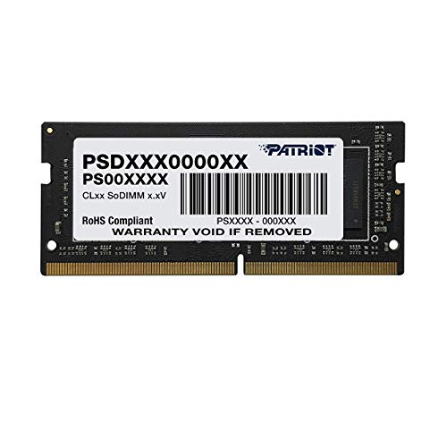 Patriot Memory Serie Signature SODIMM Memoria RAM DDR4 3200 MHz PC4-25600 32GB (1x32GB) C22 - PSD432G32002S