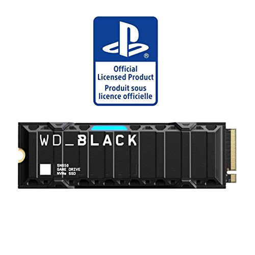 WD_Black SN850 2TB NVMe SSD - Licencia Oficial para Consolas PS5 - hasta 7000 MB/s