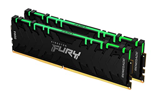 Kingston FURY Renegade RGB 32GB (2x16GB) 3600MHz DDR4 CL16 Memoria para Ordenadores de sobremesa Kit de 2 KF436C16RB1AK2/32