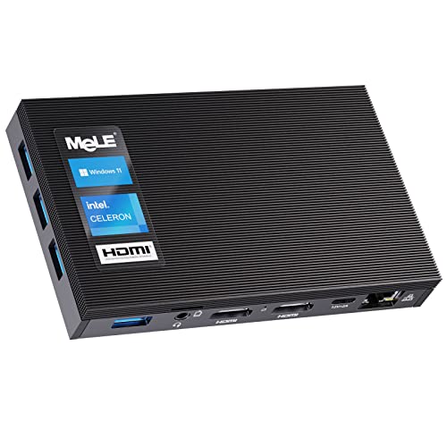 Mele Quieter3Q WiFi 6 Fanless Mini PC...