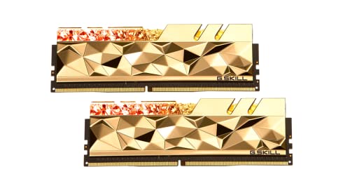 G.SKILL Trident Z Royal Elite Series 64 GB (2 x 32 GB) Memoria de escritorio DDR4 de 288 pines, SDRAM, DDR4 4000, (PC4 32000), Intel XMP 2.0 - Oro