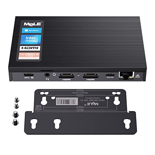 Mele Quieter 3C Fanless Mini PC N5105,...