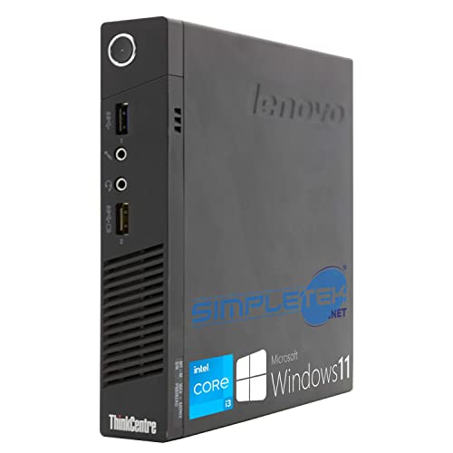 Mini PC de sobremesa Lenovo ThinkCentre M73 Tiny Windows 11 Pro | Core i3 3,0 GHz 8 GB RAM SSD 240 GB | LAN WiFi Bluetooth VGA DisplayPort | Micro ordenador pequeño escritorio fijo empresa