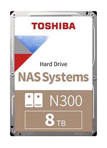 Disco Duro Enterno Toshiba N300 de 8TB - Disco Duro SATA de 3,5 Pulgadas que...
