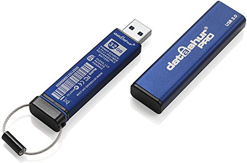 iStorage datAshur PRO 8 GB Encrypted USB Memory Stick FIPS 140-2 Level 3 Certified Password protected Dust/Water Resistant