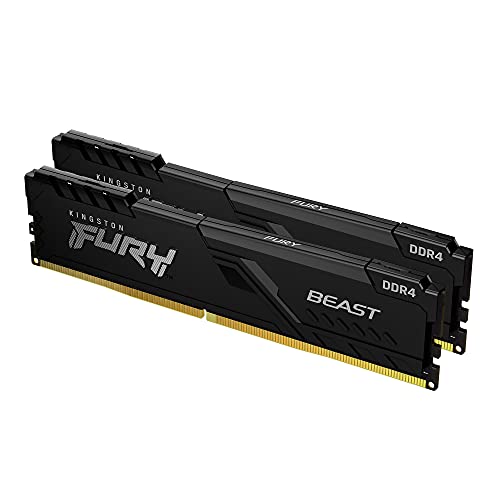 Kingston FURY Beast 16GB (2x8GB) 3200MHz DDR4 CL16 Memoria para Ordenadores de sobremesa Kit de 2 KF432C16BBK2/16