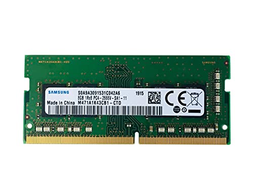 Samsung M471A1K43CB1-CTD módulo de Memoria, 8 GB, 1 x 8 GB, DDR4, 2666 MHz, 260-pin SO-DIMM, 1.2 V, Negro, Verde