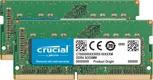 Crucial RAM 16GB (2x8GB) DDR4 3200MHz CL22 (o 2933MHz o 2666MHz) Kit de Memoria Portátil CT2K8G4SFRA32A