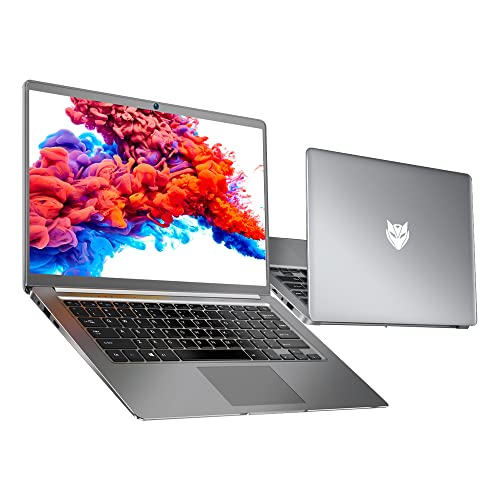 Bmax S14A Ordenador Portatil 14 Pulgadas, 6GB RAM+256GB SSD Intel Windows 10 Pro Latop hasta 2.4 GHz, 4K 1920×1080 IPS, 2.4G/5G WiFi,Mini HDMI, USB 3.0, Bluetooth, 38Wh