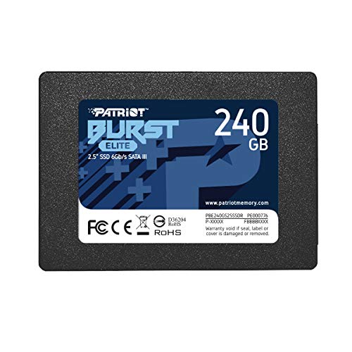 SSD Disco Sólido Interno 2.5' SATA III Interno Patriot Memory 240GB Burst Elite 6 Gbps