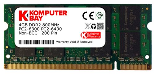 Komputerbay KB 4GBDDR2 - Memoria RAM 4 GB (DDR2, 800 MHz, 200-pin)