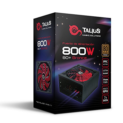 TALIUS Tal-800W 80+ Bronze - Fuente de...