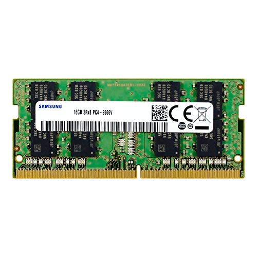 SAMSUNG 16GB DDR4 PC4-21300, 2666MHZ, 260 Pin SODIMM, 1.2V, CL 19 módulo de Memoria ram portátil