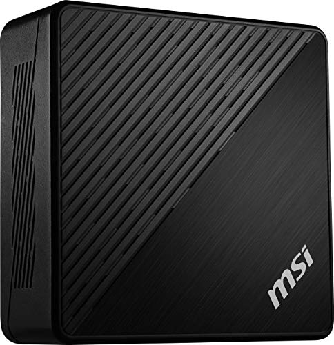 MSI Cubi 5 10M-415EU Mini PC CPU Intel i5-10210U (1.60 GHz), RAM 8 GB (2 x 4 GB DDR4 2666 MHz), SSD M.2 512 GB, USB 3.2, Type C, HDMI, DP, WiFi, VESA, Windows 11 Home, Negro