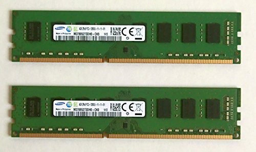 Samsung - Memoria RAM DDR3 para PC Dual-Channel Kit (PC3 12800U, 2 x 4 GB, 1600 MHz, LO-DIMM, Samsung, Hynix o Micron)