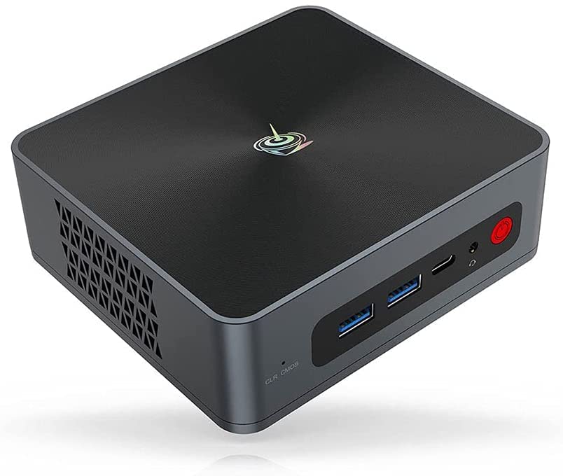 Beelink Mini PC Sei Windows10 Pro, 10th Gen Intel i5-1035G4 (Up to 3.70GHz) 8GB DDR4 256GB NVMe SSD, Intel Iris Plus Graphics,Compatible WIN11,WiFi6,Bt5.0, Gigabit Ethernet,Mini PC de sobremesa