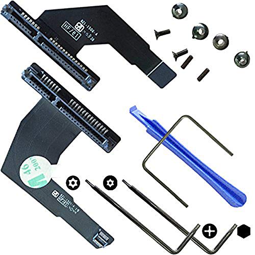 OLVINS Cable de Disco Duro 821-1501-A 821-1500-A Kit de actualización SSD para Mac Mini A1347 2012 Año