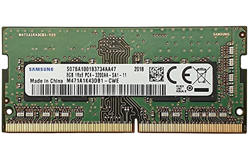 Samsung M471A1K43DB1-CWE 8GB DDR4 3200MHz SODIMM RAM PC4-25600 260Pin Módulo de memoria para ordenadores portátiles, minis de escritorio y todo en uno