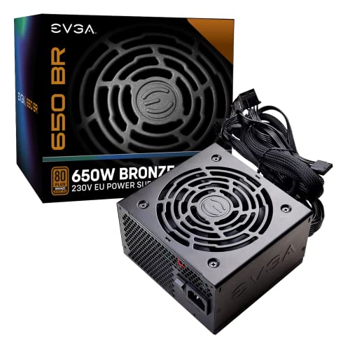 EVGA 650 BR, 80+ Bronce, 650 W, 3 años...