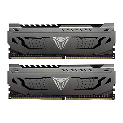 Patriot Memory Viper Steel DDR4 3600 64GB (2x32GB) CL18 Kit de Memoria RAM Alto Rendimiento Gris