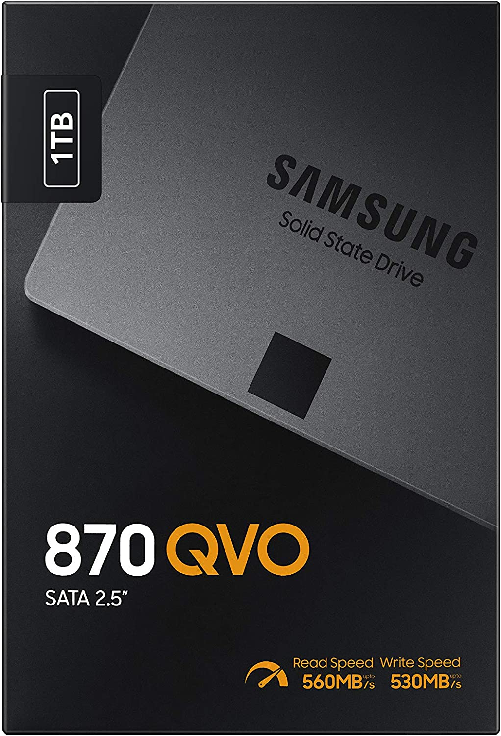 Caja presentación del Samsung 870 QVO